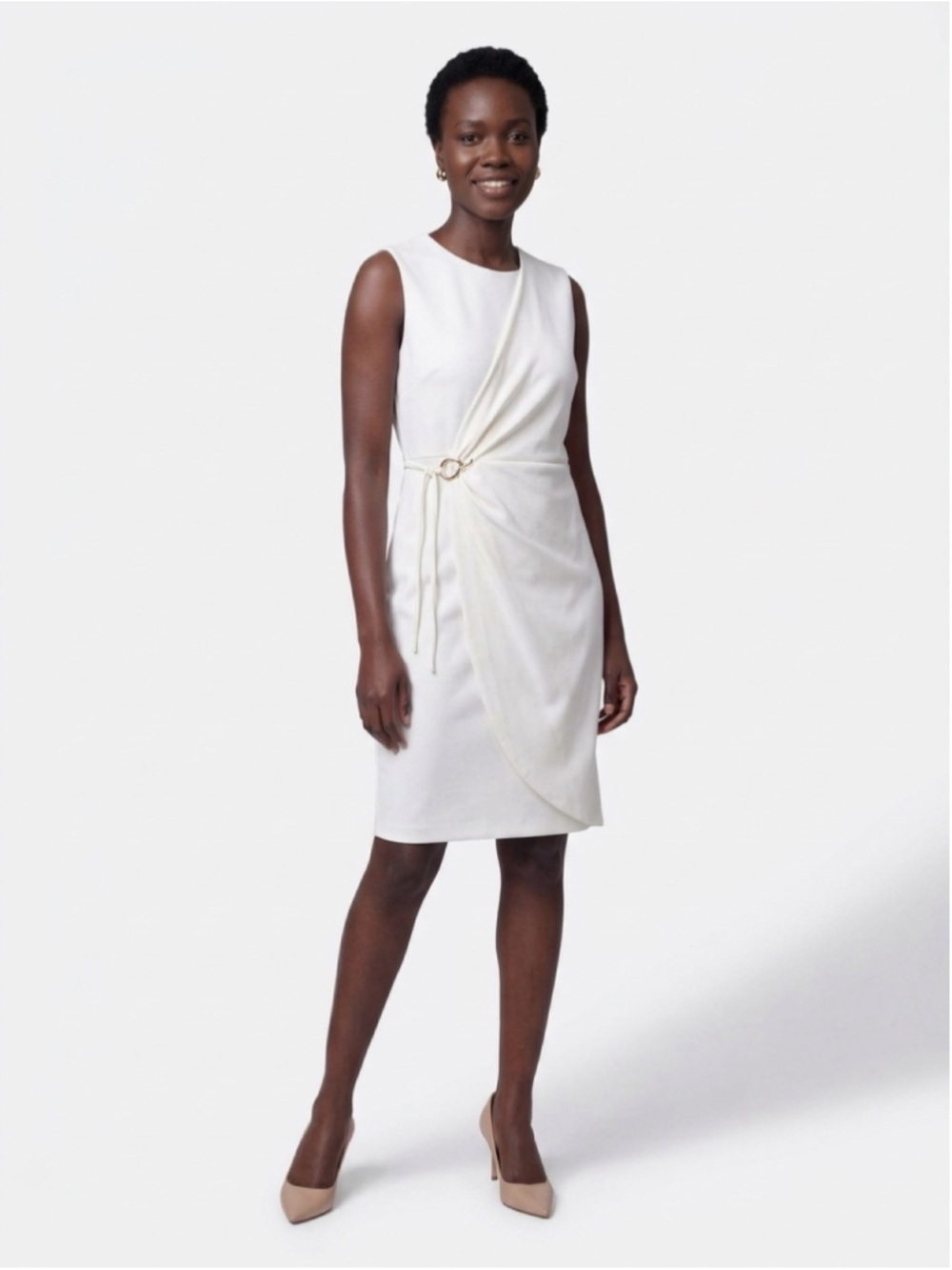 Women's Unbranded Midi Dress White Size M